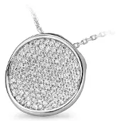 Orphelia Damen-Kette aus 925er Sterlingsilber mit Anhänger – Silber ZH-4722