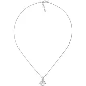 Orphelia Damen-Kette aus 925er Sterlingsilber mit Anhänger – Silber ZH-4385