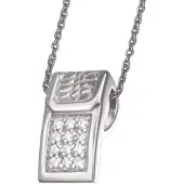 Orphelia Damen-Kette aus 925er Sterlingsilber mit Anhänger – Silber ZH-4562