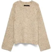 Vero Moda Pullover Ingrid 10331365 Beige Regular Fit
