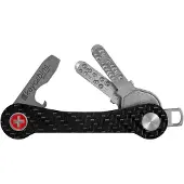 Keycabins Schlüsselanhänger "Carbon" SWISS Made