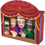 Tachan Set Mit 4 Rotkäppchen-handpuppen