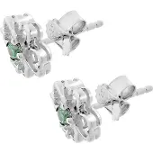 Orphelia 'Saffina' Ohrstecker für Damen aus 925er Sterlingsilber - Silber ZO-7081