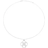 Orphelia Damen-Kette aus 925er Sterlingsilber mit Anhänger – Silber ZH-6085