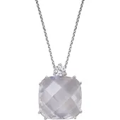 Orphelia Damen-Kette aus 925er Sterlingsilber mit Anhänger – Silber ZH-4550