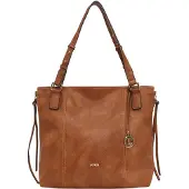 L.credi Schultertasche Jana Shopper Cognac hellbraun