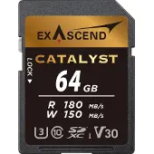 EXASCEND Microsd Uhs-i V30 Catalyst 64gb (con Adaptador A Sd) Speicherkarte