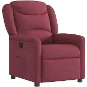 vidaXL Relaxsessel Weinrot Stoff