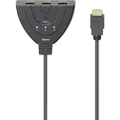 Hama 00205101, 0,55 m, HDMI Typ A (Standard), 3 x HDMI Type A (Standard), Schwarz