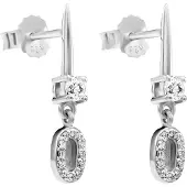 Orphelia 'Lily' Tropfenohrringe aus 925er Sterlingsilber für Damen - Silber ZO-7582