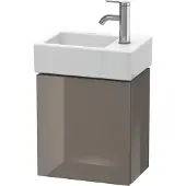 Duravit Waschtischunterbau L-CUBE 400x364x241mm Ans re fla grey hochglanz