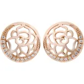 Orphelia 'Blair' Ohrstecker aus 925er Sterlingsilber für Damen - Rosé ZO-7089/1