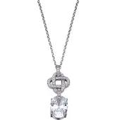 Orphelia Damen-Kette aus 925er Sterlingsilber mit Anhänger – Silber ZH-4558