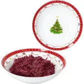 MamboCat 2x Weihnachtstraum Servierschale Ø25,5cm 1,3L Porzellan Weihnachten Schüssel