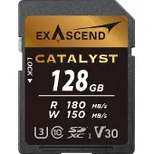 EXASCEND Catalyst w/ Adapter UHS-I SD Card(V30) 128GB (ES117903)