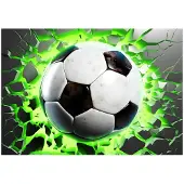 WALLARENA FOTOTAPETE Fußball Kinderzimmer Vliestapete Tapete 150x105