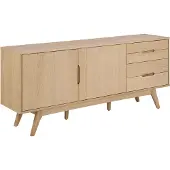 Ebuy24 Marte Sideboard 2 Türen 4 Schubladen Eichenfurnier.