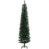 HOMCOM KÜNSTLICHER Weihnachtsbaum, 190 cm Christbaum mit 570 Spitzen für Weihnachten