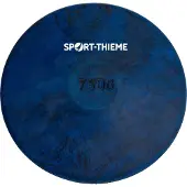 Sport-Thieme Übungsdiskus "Wave", Blau, 750 g