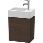 Duravit Waschtischunterbau L-CUBE 400x364x241mm Ans re nussbaum gebürstet
