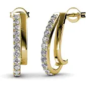 MYC Paris Joyce Ohrringe - Gold und Kristall