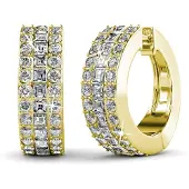 MYC Paris Olena Ohrringe - Gold und Kristall