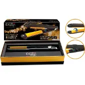 Postquam Professionelles Glätteisen Gold Styler Volume Round - für glattes und lockiges Haar
