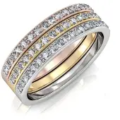 MYC Paris Dreifaltigkeitsring - Silber und Multi