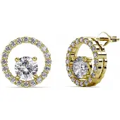 MYC Paris Desiree Ohrringe - Gold und Kristall