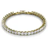 MYC Paris Venus Armbänder - Gold und Kristall