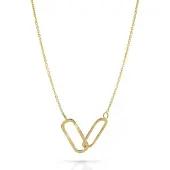 Orphelia 'Rose' Halskette für Damen aus 925er Sterlingsilber – Gold ZK-7561/G