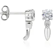 Orphelia Ohrstecker für Damen, 925 Sterlingsilber, Silber ZO-5110