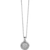 Orphelia Damen-Kette aus 925er Sterlingsilber mit Anhänger – Silber ZH-4849
