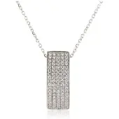 Orphelia Damen-Kette aus 925er Sterlingsilber mit Anhänger – Silber ZH-4437