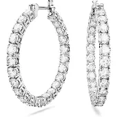 Swarovski Matrix Silberfarbene Ohrringe 5647715