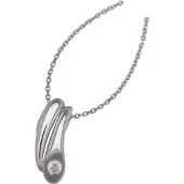 Orphelia Damen Kette aus 925 Sterling Silber mit Anhänger - Silber ZH-4545