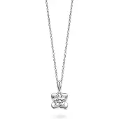 Orphelia Damen-Kette aus 925er Sterlingsilber mit Anhänger – Silber ZH-4739