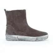 Gabor Lammfell Weblamm Damen Boots in Grau, Größe 4