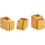Serax - Silos Vase, mini, gelb (3er-Set)
