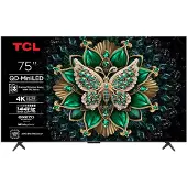 TCL 75MQLED75K, 190,5 cm (75"), 3840 x 2160 Pixel, 4K Ultra HD, QD-Mini LED, Smart-TV, Schwarz