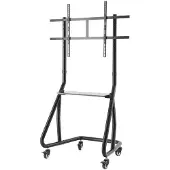 Hama Trolley, 124,5 cm (49"), 2,54 m (100"), 400 x 400 mm, 1000 x 600 mm, Aluminium, Schwarz