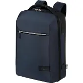 Samsonite Litepoint - Laptop-Rucksack 15.6″ (43 cm) – Business & Schulrucksack mit Smarte Funktionen, Ergonomisch, Praktische Innenaufteilung - 18L - Blau (Blue) – Größe 15.6"