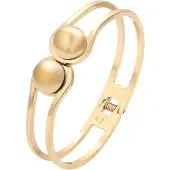 Faina Women Bangle Bracelet With Beads in Gold | Gr.: onesize