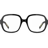 BOSS Brillenfassung aus schwarzem Acetat mit Double-B-Monogramm Grösse ONESI