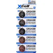 Xcell Knopfzelle CR2430 (für viele verschiedene Kleingeräte, lange Lebensdauer)