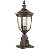 Elstead Lighting LED Sockelleuchte, Alu, bronze, Glas klar, H 46,6 cm