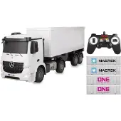 Weiss Container LKW Mercedes-Benz Arocs 1:26 2,4GHz