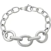 Faina Women Cable Chain Link Bracelet in Silver | Gr.: onesize