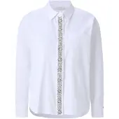 Rich&royal Rich & Royal (4) Baumwolle Blouse with Rhinestones, white 100 100 38