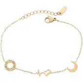 Faina Women Chain Link Bracelet in Gold | Gr.: onesize